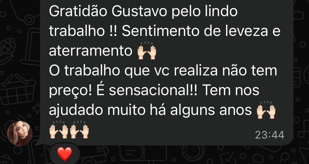Depoimento: Achei rápido demais uma hora... mas saí do reset muito leve e renovada. - C.M.